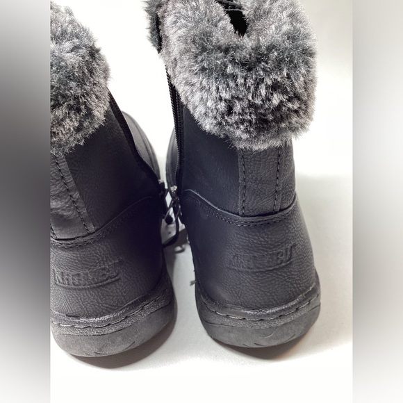 Khombu‎ Addison Black Faux Fur Lined Side  All Weather Boots Women's Size 7 - Picture 7 of 10
